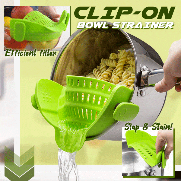 Silicone Clip-on Strainer