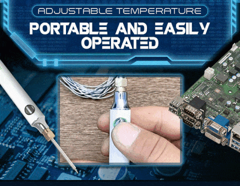 Beginners 5PCS USB Portable Electric Soldering Iron Set