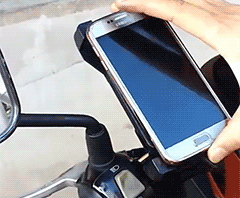 Universal Ride Phone Holder Works well with various types of bicycles motorcycles stroller indoor treadmill  spin bike and more