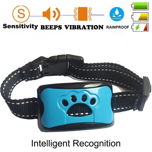 Pet Dog Anti Barking Device Dogs Training Collar Dog Stop Barking Vibration Anti Bark Collar